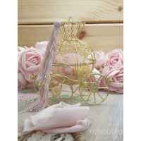 Μπομπονιέρα Μεταλλική Άμαξα