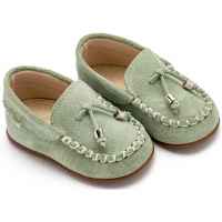 Καστόρινο Δετό Loafer σε Μέντα Χρώμα