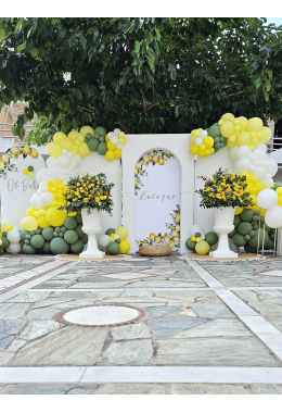Στολισμός βάπτισης λεμόνι