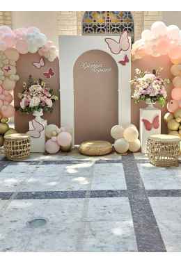 Στολισμός βάπτισης πεταλούδα