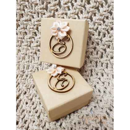 Μπομπονιέρα Κουτάκι Μονόγραμμα