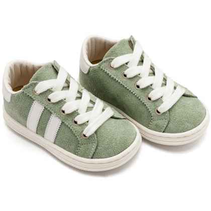 Δίχρωμα Καστόρινα Δετά Σνίκερς σε Μέντα Λευκό Χρώμα