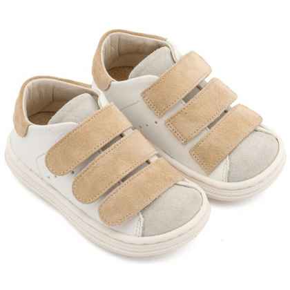 Δερμάτινο Σνίκερ με Τριπλή Μπαρέτα Χρατς