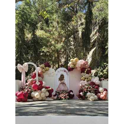 Στολισμός βάπτισης Κορίτσι με κορώνα